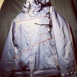 NEW::Betty Rides Denim Snowboarding Jacket